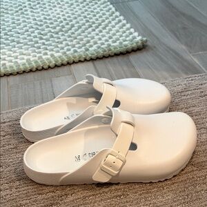 BIRKENSTOCKS size 42 White, worn once, no box